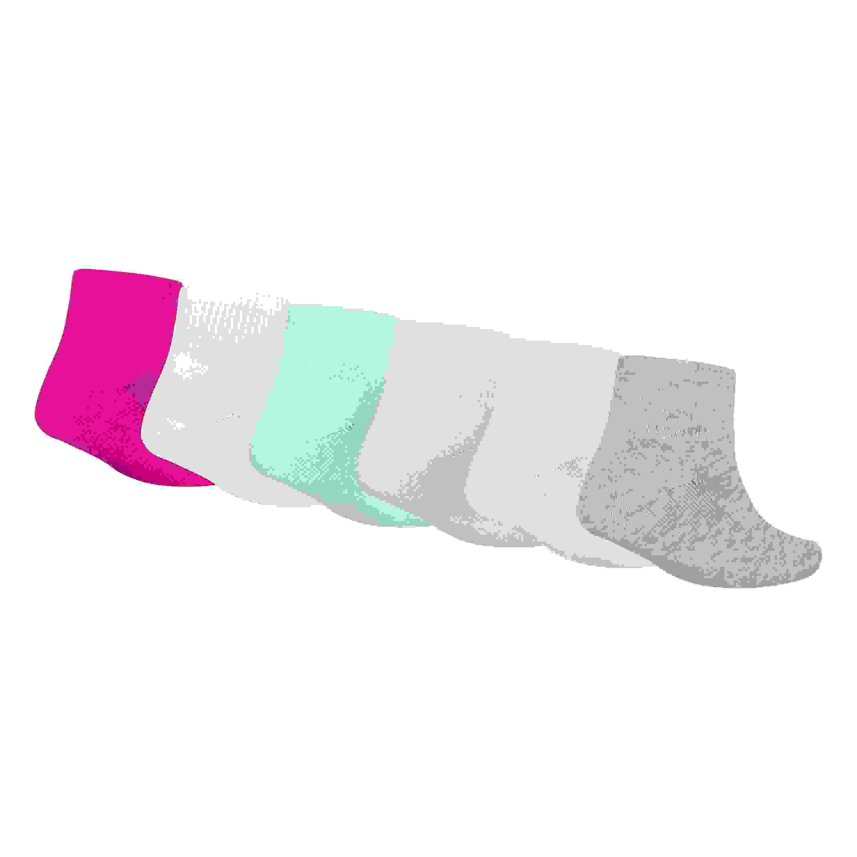 Jordan 6-Pack Big Girls' Pink Ankle Socks